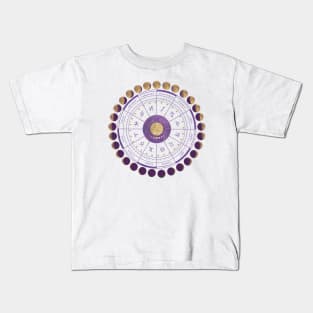 Zodiac Cycle Kids T-Shirt